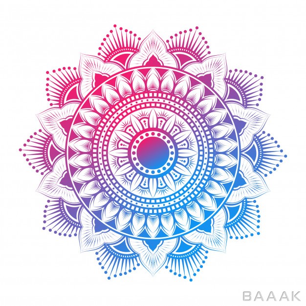 پترن-پرکاربرد-Colorful-arabic-mandala-pattern_192994328