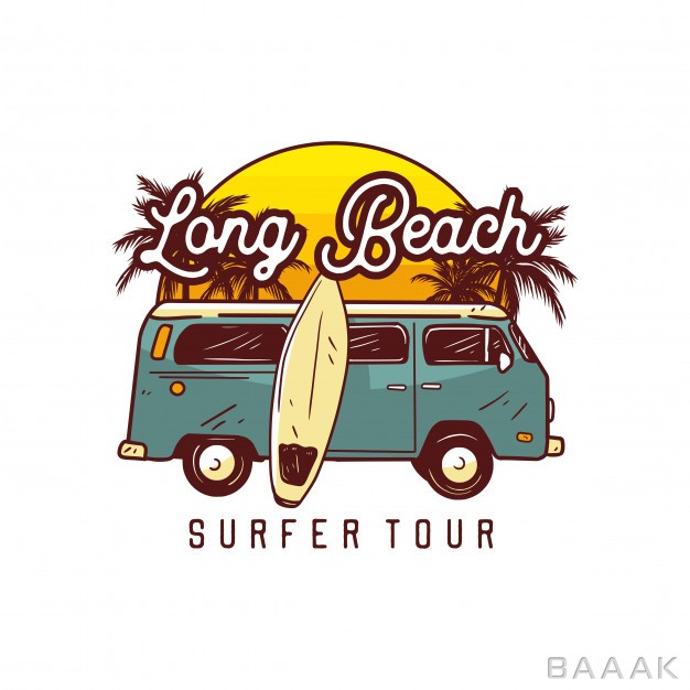 لوگو-خاص-و-مدرن-Long-beach-surfer-tour-surfing-logo-template_358207270
