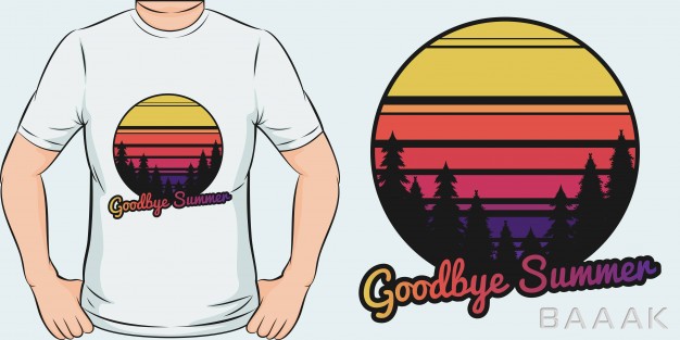 طرح-تیشرت-پرکاربرد-Goodbye-summer-unique-trendy-t-shirt-design_222396848