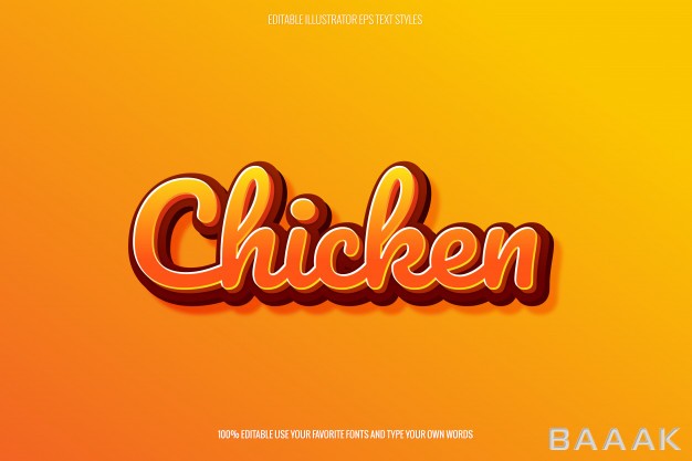 لوگو-خاص-و-خلاقانه-Fried-chicken-themed-text-effect-logo-creator_578720846