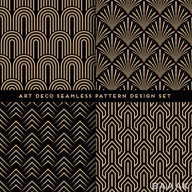 پترن-خاص-و-خلاقانه-Art-deco-style-seamless-pattern-set_482073660