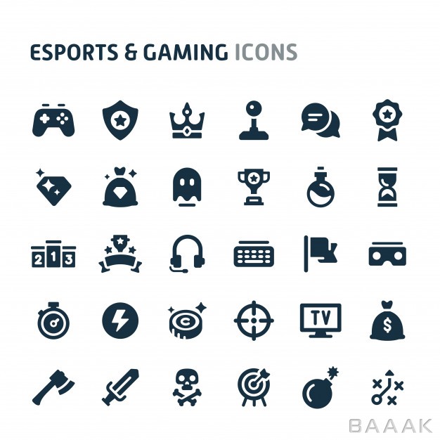 آیکون-مدرن-و-خلاقانه-Esports-gaming-icon-set-fillio-black-icon-series_344718664