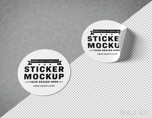 موکاپ-خاص-و-مدرن-Cut-out-circular-sticker-concrete-surface-mockup_448320263