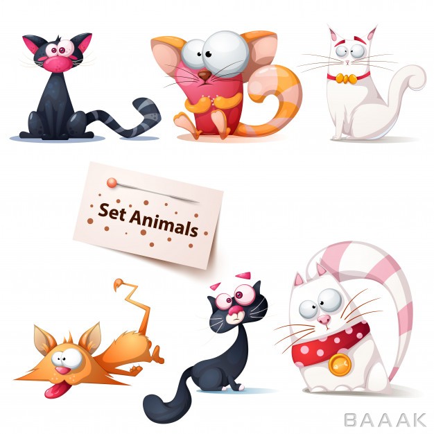 طرح-های-بامزه-از-گربه-های-کارتونی-دیوانه_828407911