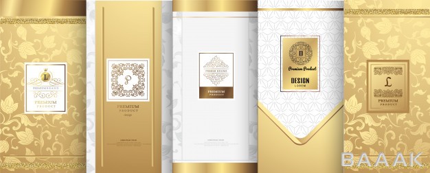 لوگو-خلاقانه-Luxury-logo-gold-packaging-design_276007893