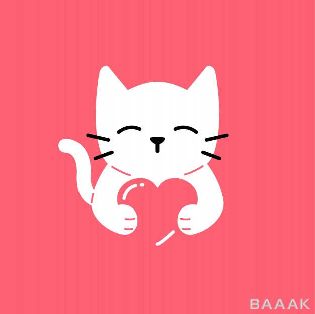 لوگو-مدرن-و-خلاقانه-Cat-love-cute-smile-hug-lover-vector-logo-icon-illustration_388218536