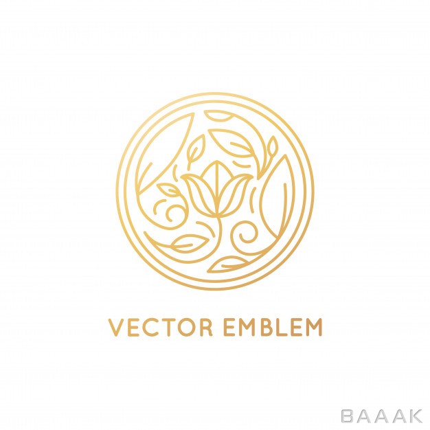 لوگو-خاص-و-مدرن-Vector-simple-elegant-logo-design-emblem-trendy-linear-style_459925378