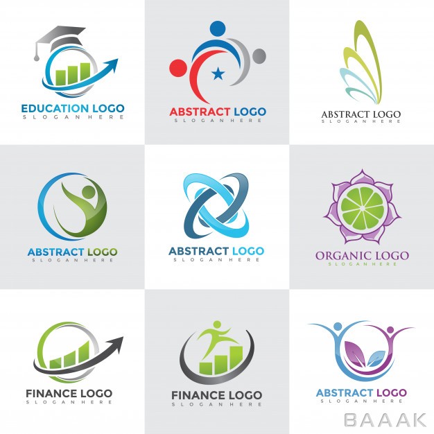 لوگو-مدرن-و-خلاقانه-Modern-logo-design-templates-set_722881641