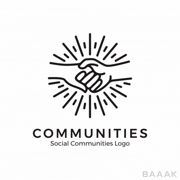 لوگو-مدرن-و-جذاب-Logo-holding-hands-community-logo-with-monoline-style_648155068