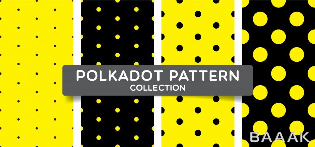 پترن-جذاب-و-مدرن-Trendy-polka-dots-seamless-pattern-collection_391747437