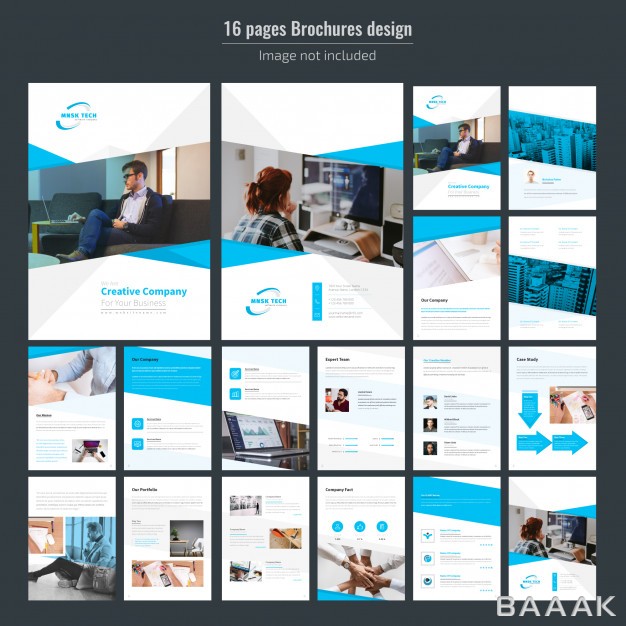 بروشور-پرکاربرد-16-pages-blue-business-brochure-template_3414233
