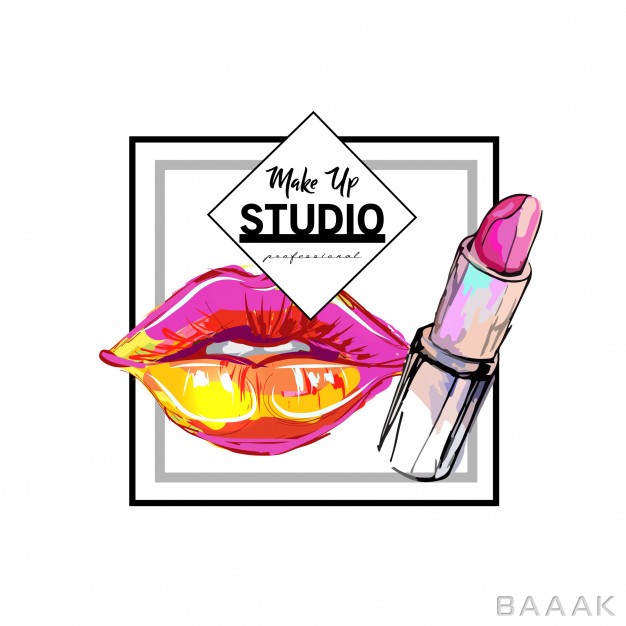 لوگو-فوق-العاده-Makeup-studio-logo-design-template_3821524