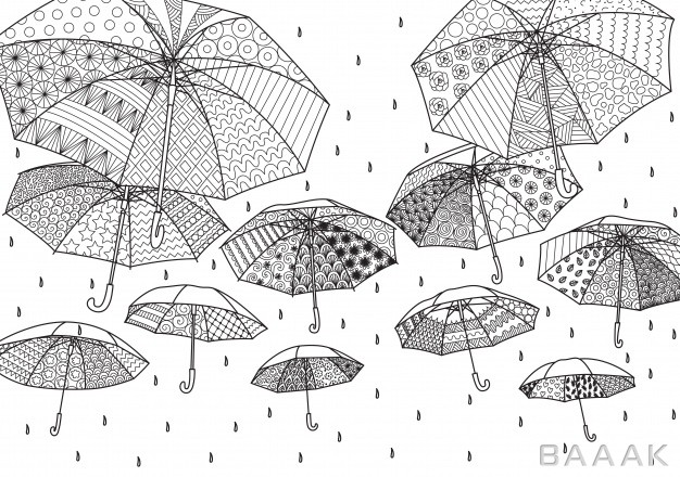 پس-زمینه-خاص-و-خلاقانه-Hand-drawn-umbrella-background_764204214