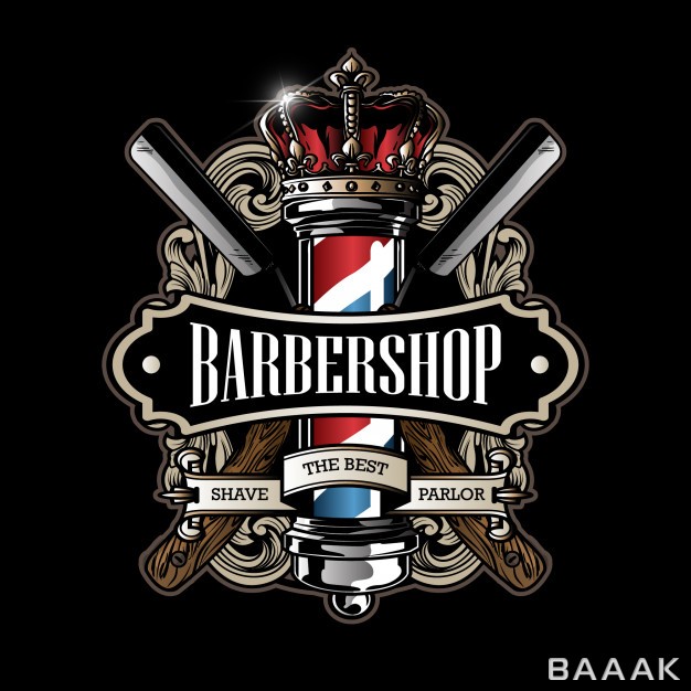 لوگو-خاص-Barber-pole-logo_2980612