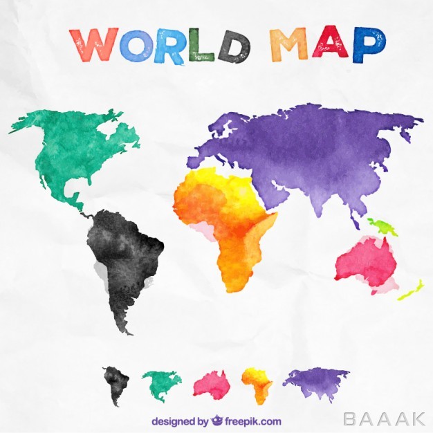 نقشه-ی-جهان-با-طرح-آبرنگ_327900065