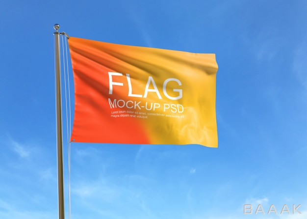 موکاپ-مدرن-Waving-flag-mockup_444724152