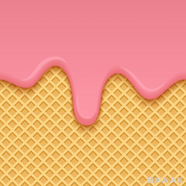 پس-زمینه-زیبا-و-خاص-Ice-cream-melted-yellow-seamless-wafer-texture-background_356177212