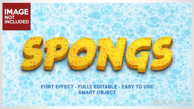 افکت-متن-زیبا-Yellow-texture-3d-font-effect-make-sponge-effect-cheese-effect-biscuit-cake-effect-with-editable-layers_373120248