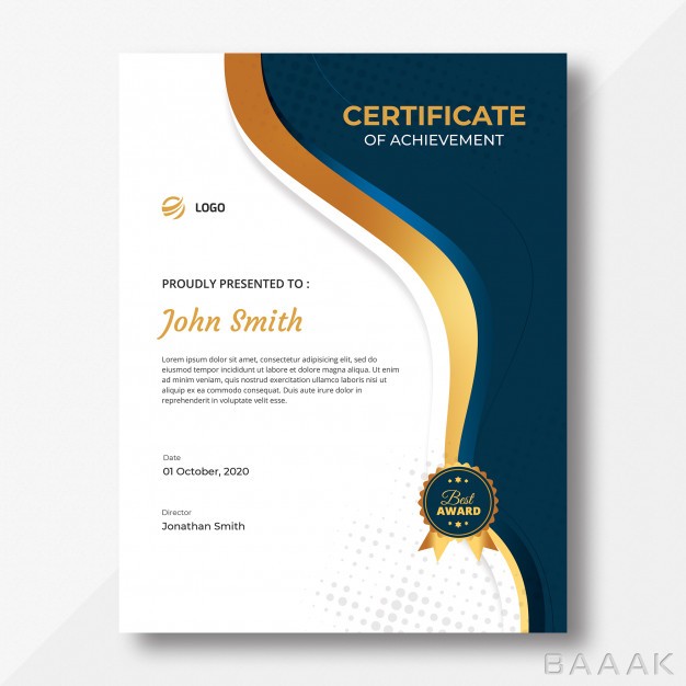 قالب-سرتیفیکیت-زیبا-و-خاص-Vertical-waves-certificate-template_469481454
