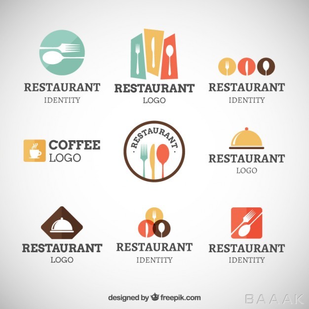لوگو-جذاب-Restaurant-modern-logo-collection_400672811