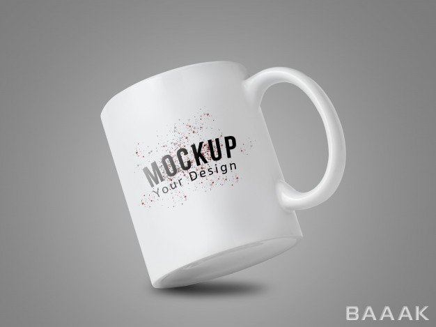 پس-زمینه-خاص-و-خلاقانه-White-mug-cup-mockup-your-design-grey-background_670422724