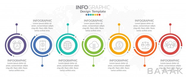 اینفوگرافیک-جذاب-Timeline-infographic-design-vector-marketing-icons_3911217