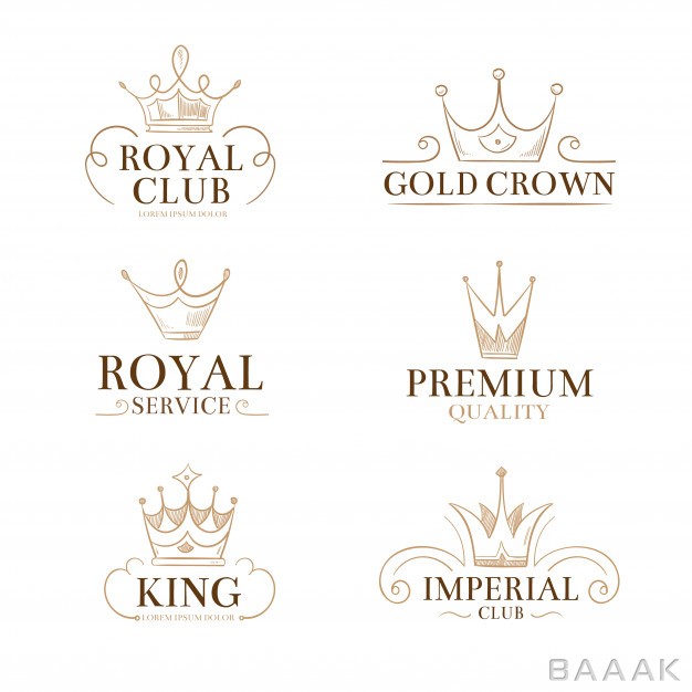 لوگو-زیبا-Vintage-princess-vector-labels-logos_3804440