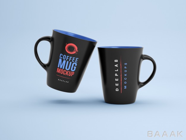موکاپ-زیبا-و-خاص-Black-mugs-with-editable-color-mockup_584948411
