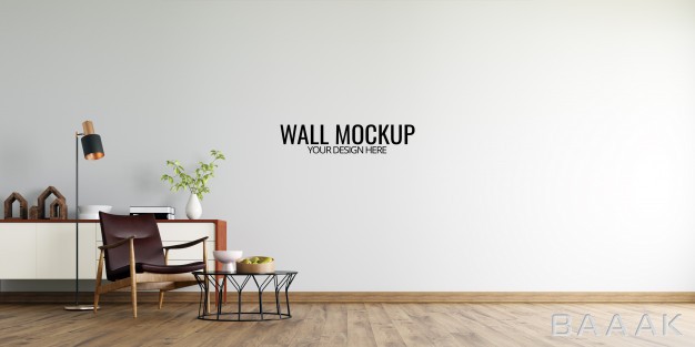 موکاپ-زیبا-Interior-wallpaper-mockup_536497719