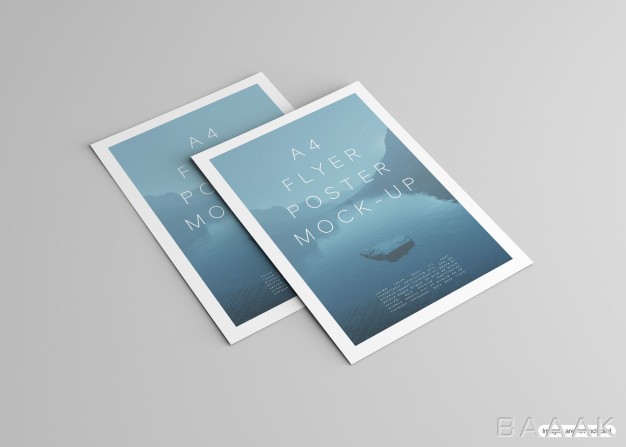 موکاپ-زیبا-و-خاص-Poster-mockup-isolated-grey_148674479