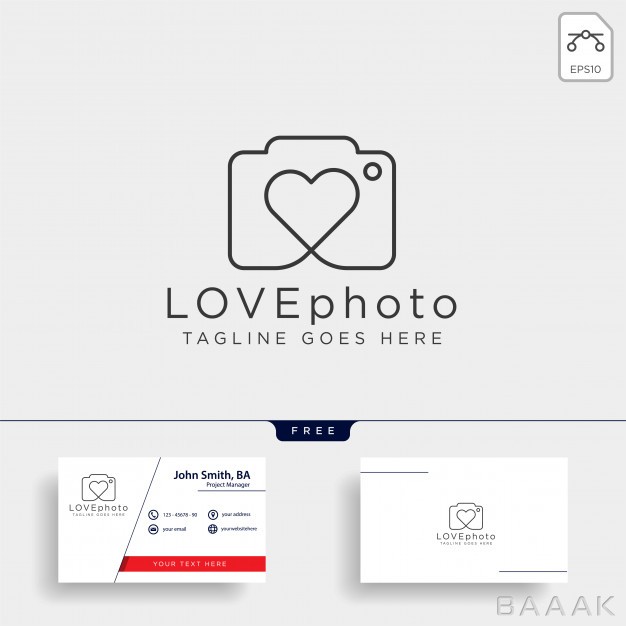 لوگو-مدرن-و-خلاقانه-Love-photography-logo-vector-icon-isolated_210903473
