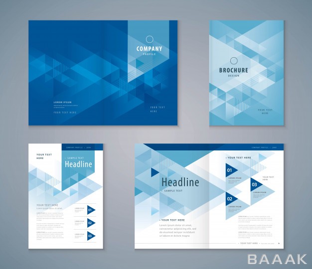 بروشور-فوق-العاده-Cover-book-design-set-triangle-background-template-brochures_924984038