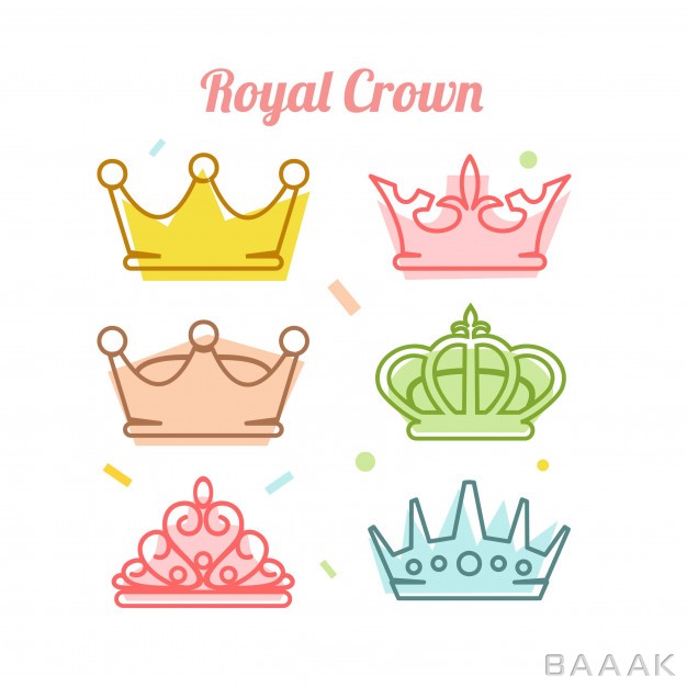 آیکون-جذاب-Royal-crown-icon-set-vector-illustration_167310167