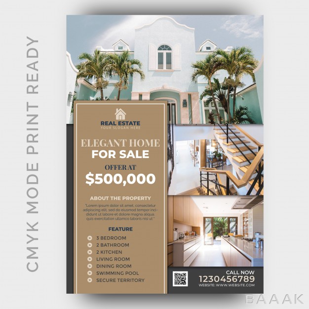 تراکت-پرکاربرد-Real-estate-business-flyer-design-template_915063935