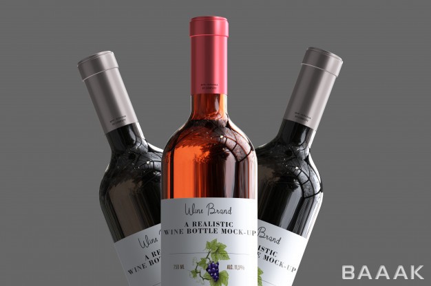 موکاپ-پرکاربرد-Realistic-wine-bottle-label-mock-up_365908162