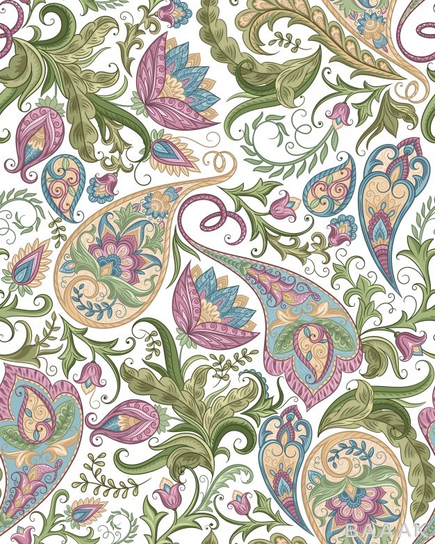 پترن-جذاب-و-مدرن-Seamless-paisley-pattern_115700244