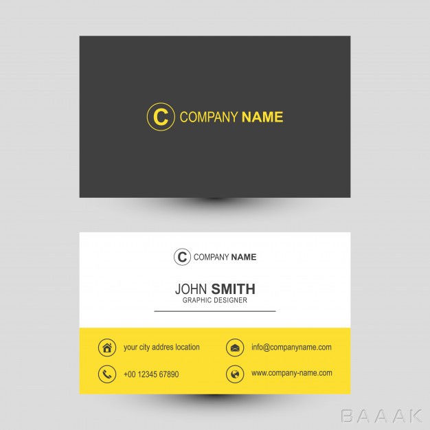 کارت-ویزیت-زیبا-و-جذاب-Black-yellow-business-card-template_1995689
