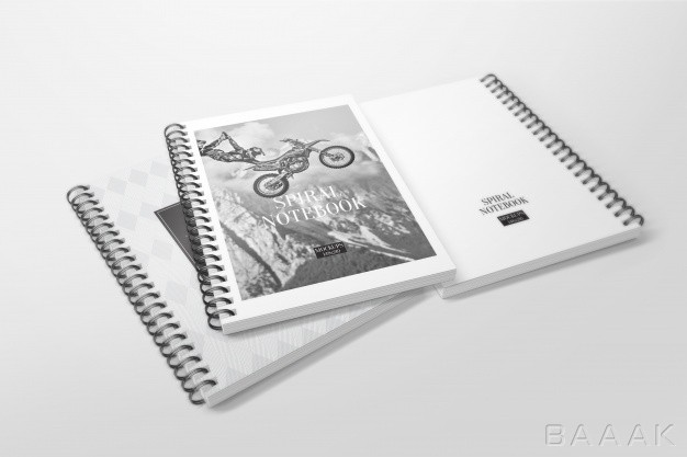 موکاپ-مدرن-و-خلاقانه-Elegant-notebook-mockup_400771012