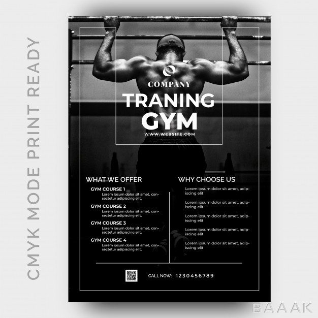 تراکت-پرکاربرد-Modern-fitness-gym-flyer-design-template_358854327