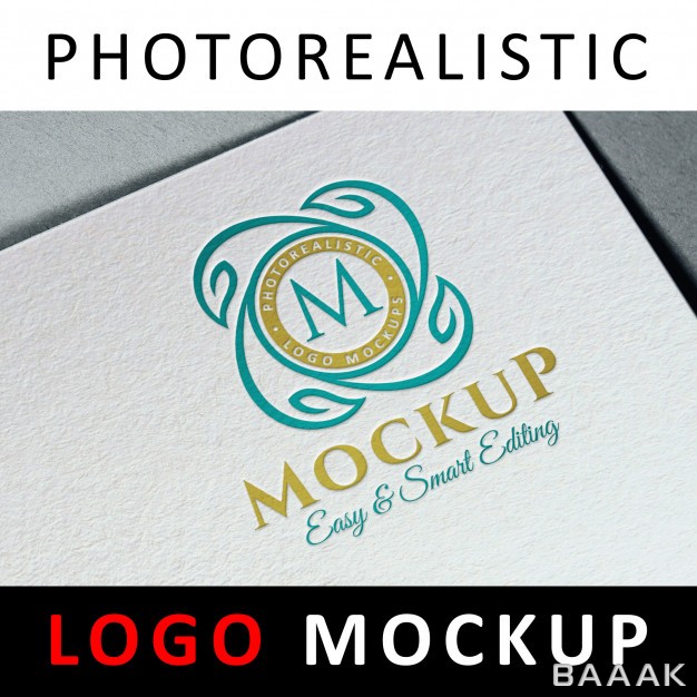 لوگو-مدرن-و-خلاقانه-Logo-mock-up-letterpress-colored-logo-printed-white-paper_2974860