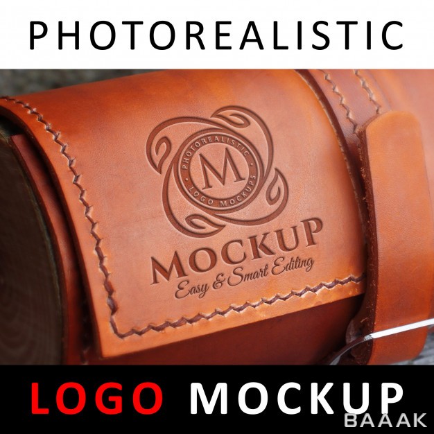 لوگو-فوق-العاده-Logo-mock-up-stamped-engraved-logo-leather-bag_2975103