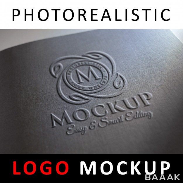 لوگو-فوق-العاده-Logo-mockup-embossed-logo-black-cover_3903728