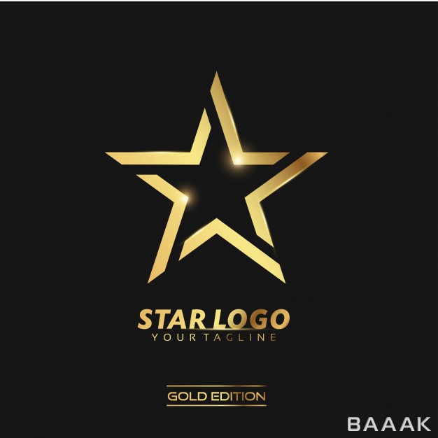 لوگو-فوق-العاده-Gold-star-logo_514215759