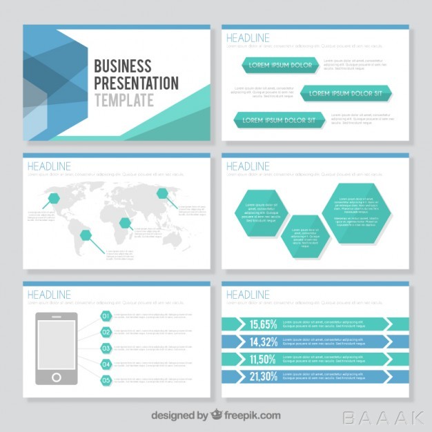قالب-پرزنتیشن-پرکاربرد-Hexagonal-business-presentation-template_119916675