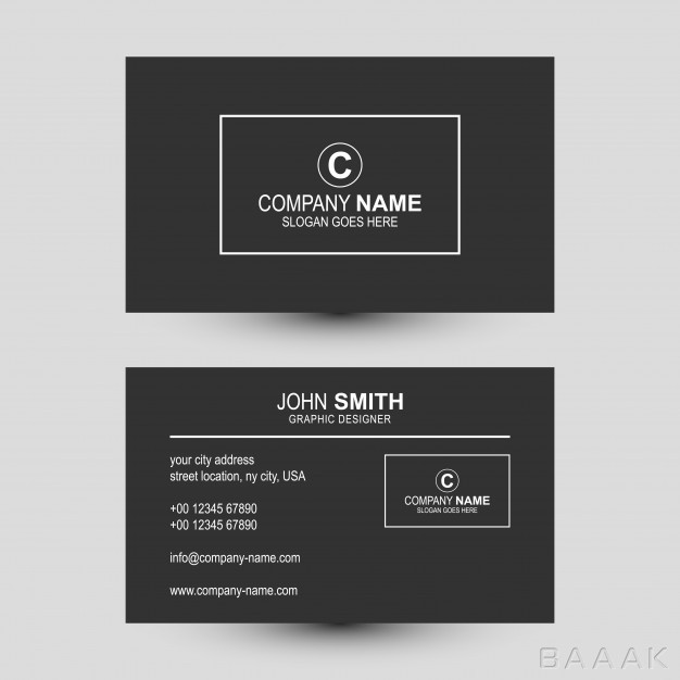کارت-ویزیت-زیبا-Simple-id-business-card-template_572272521