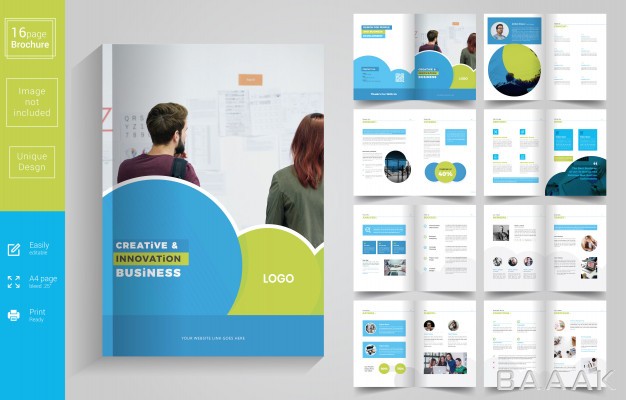بروشور-پرکاربرد-Blue-minimal-business-brochure-design_3921087
