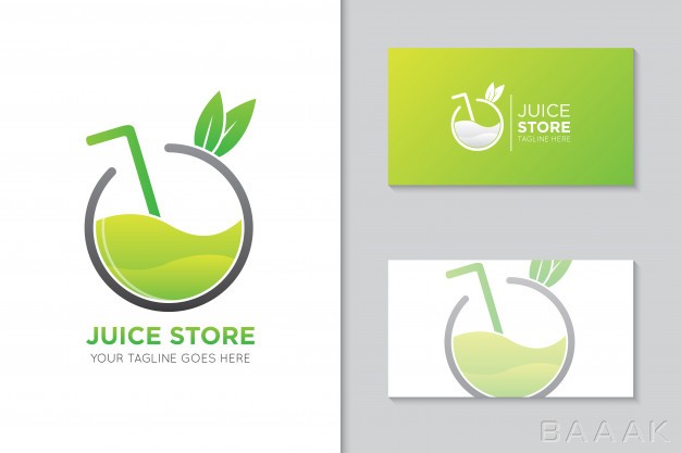 کارت-ویزیت-پرکاربرد-Apple-juice-logo-business-card-template_4789861