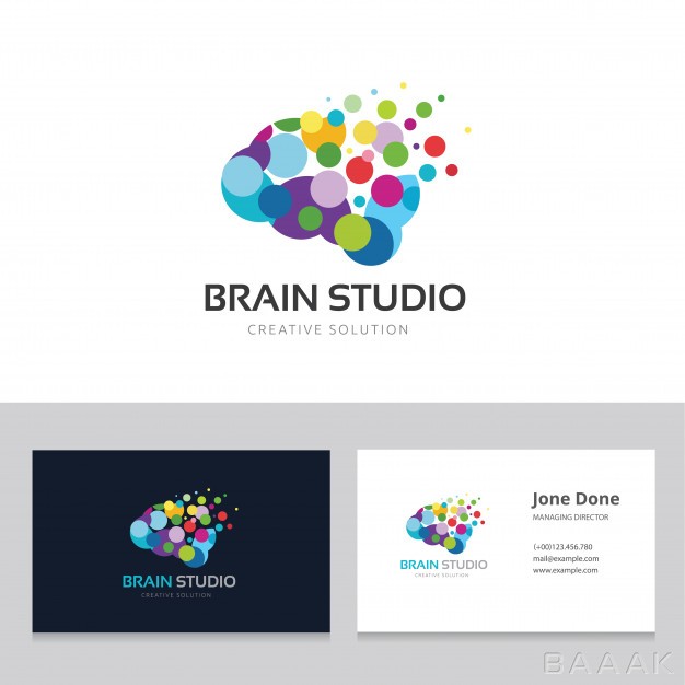 لوگو-زیبا-Brain-logo-template_608768559