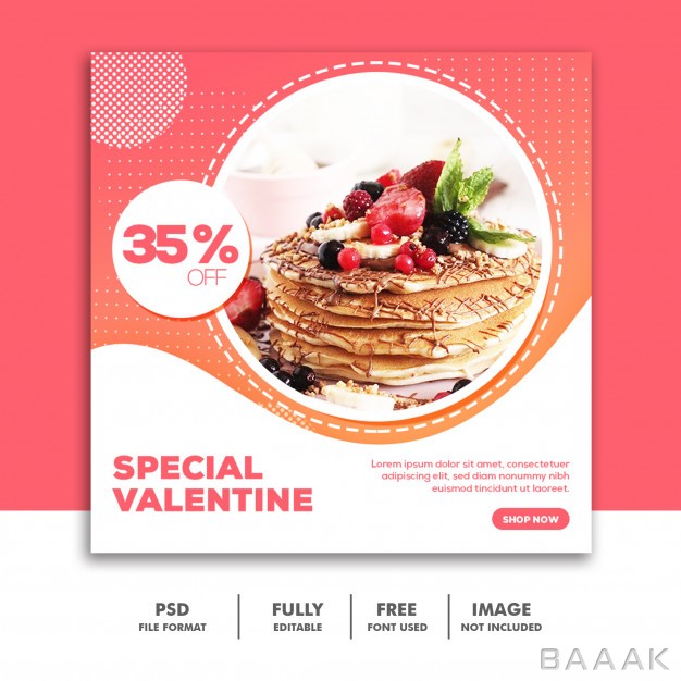 شبکه-اجتماعی-زیبا-و-جذاب-Valentine-banner-social-media-post-instagram_176375281