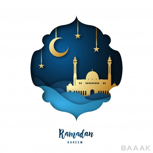 رمضان-زیبا-و-خاص-Ramadan-kareem-paper-art-illustration_548660601